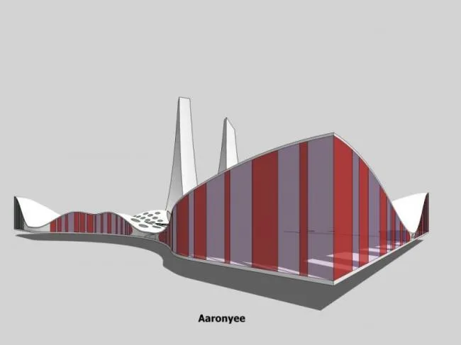 Sketchup Cultural Model | Multi story Art Gallery, Cultural Architecture, Modern Style