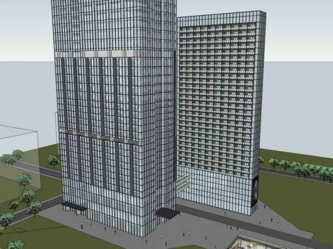 Sketchup Residential Model | Super High rise Residential, Modern Style