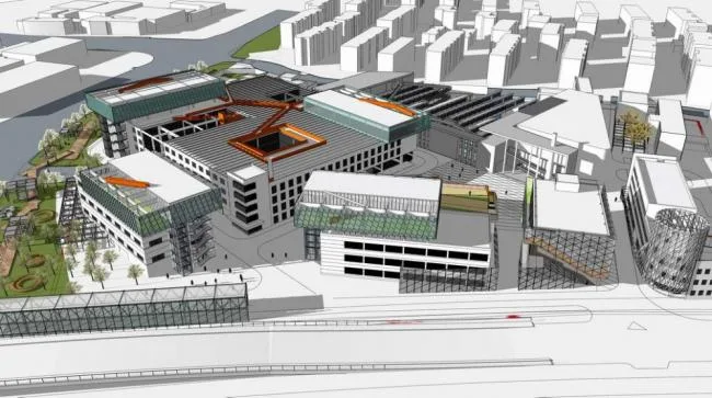 Sketchu Industrial Building | Multi story Building, Factory Renovation, Modern Style, Industrial Architecture