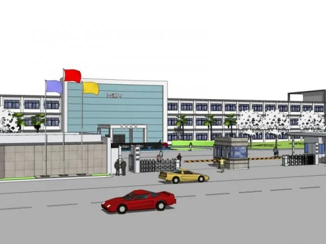 Sketchup Landscape Model | Office Landscape, Modern Style