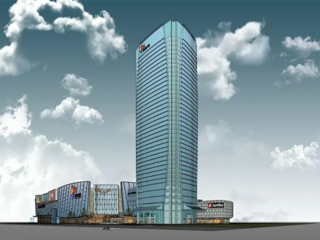 Sketchup Complex Model | Super high-rise commercial complex, office, hotel, modern style