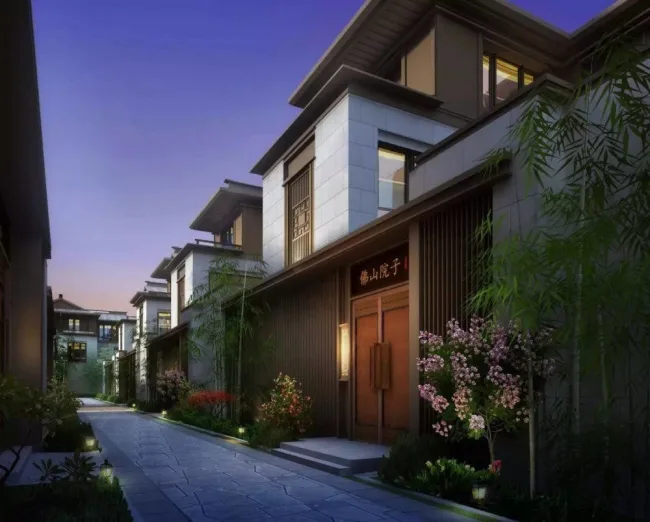 Sketchup Business Model | Multi story Sales Office, New Chinese Style