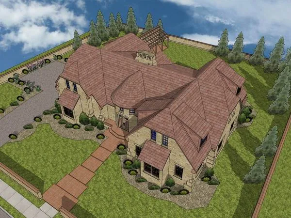 Sketchup Villa Model | Solo Villa, British Classical Style