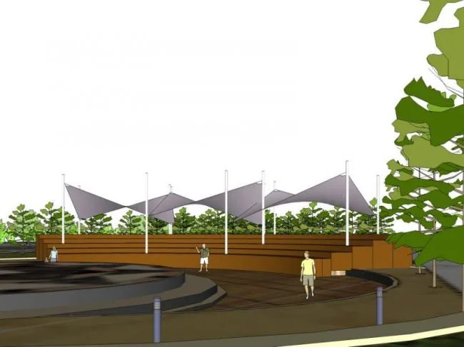 Sketchup Landscape Model | Garden Landscape, Modern Style