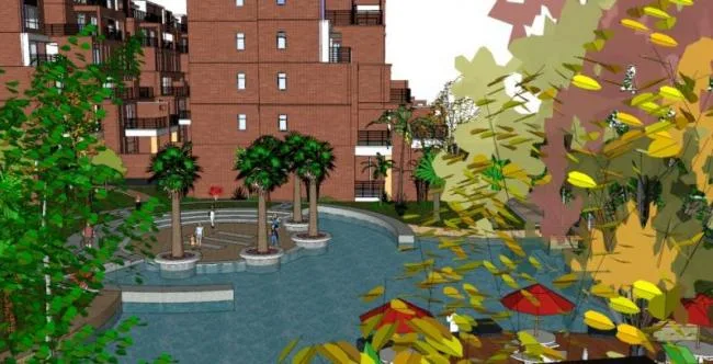 Sketchup Residential Model | Multi story Residence, Residential Building, Modern Style