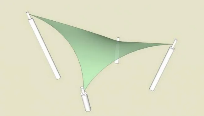 Sketchup Material Model | Stretch Film Landscape Material Component