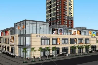 SketchUp Complex Model: Modern Commercial and High-Rise Residential with Ground-Floor Retail-BIM WORLD