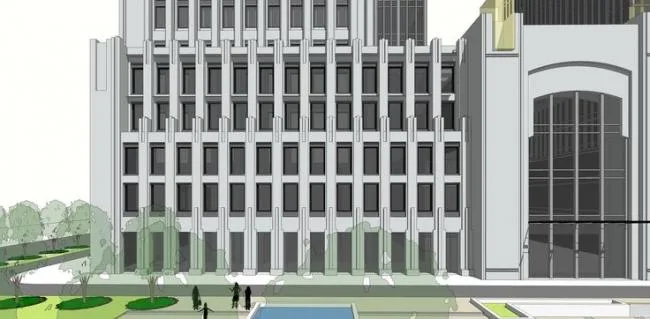 Sketchup Hotel Model | High rise Hotel, Modern Style
