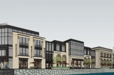 SketchUp Business Model: Multi-Story European Classical Commercial Street Design-BIM WORLD