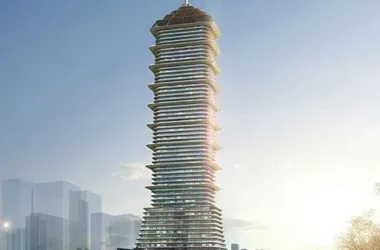 Modern Super High-Rise Office and Hotel Tower Design in SketchUp-BIM WORLD
