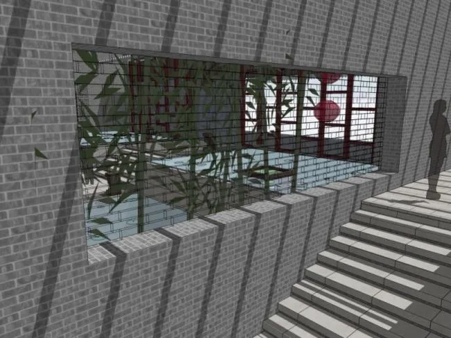 Sketchup Villa Model | Courtyard Villa, Chinese Style