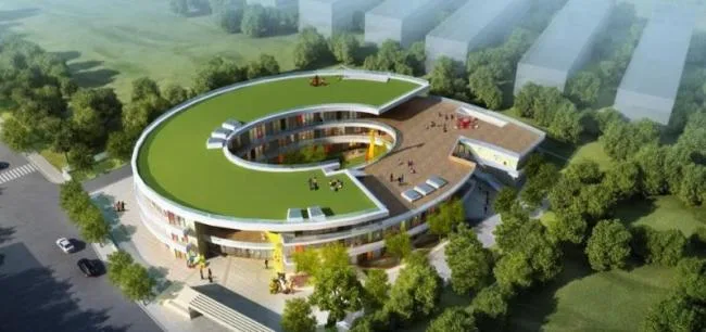 Sketchup School Model | Multi story School Kindergarten, Campus Educational Architecture, Modern Style