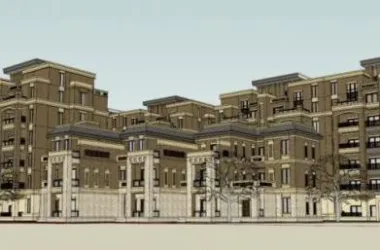 Classical Multi-Story Residential Model in SketchUp-BIM WORLD