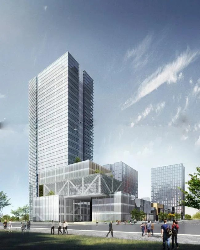 Sketchup Complex Model | Super high-rise commercial complex, hotel office, modern style