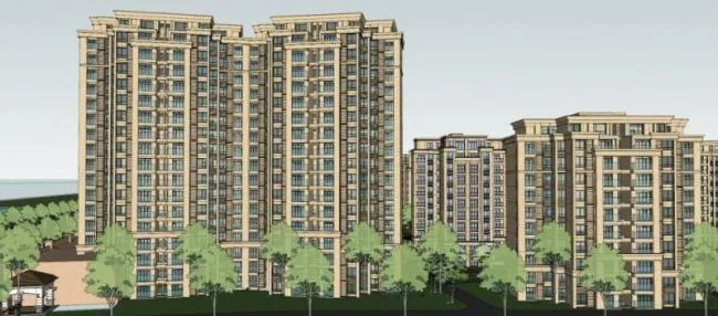 Sketchup Residential Model | High rise residential communities, residential buildings, classical style