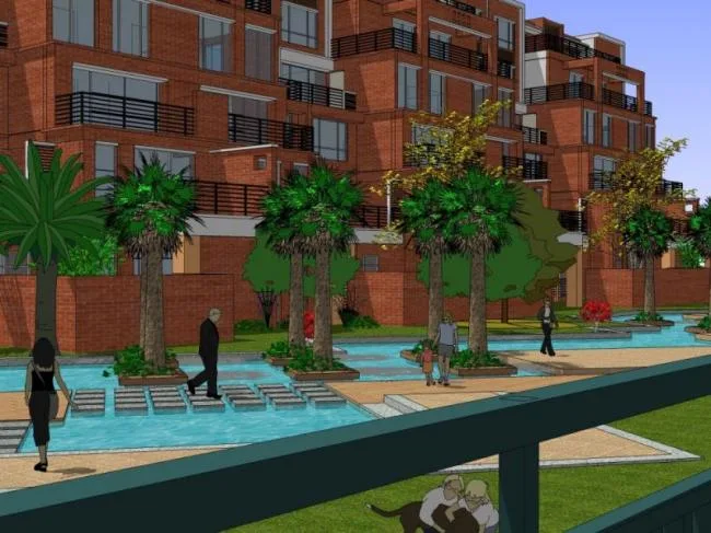 Sketchup Landscape Model | Residential Landscape, Residential Landscape, Modern Style