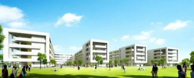 Sketchup School Model | Multi story School, Campus Educational Architecture, Modern Style