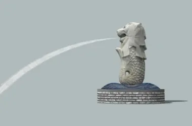 SketchUp Material Model | Lion Head Fountain Sculpture Component-BIM WORLD