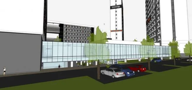 Sketchup Residential Model | High rise apartment building, residential building, modern style