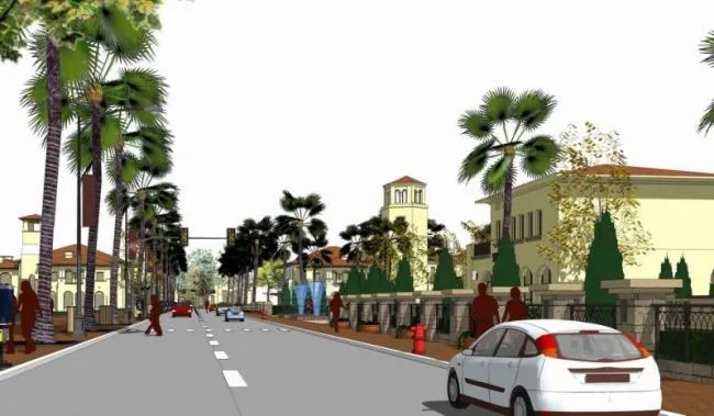 Sketchup Villa Model | Stacked Villa, Multi story Western House, Multi story Commercial Street, Spanish Style, Classical Style