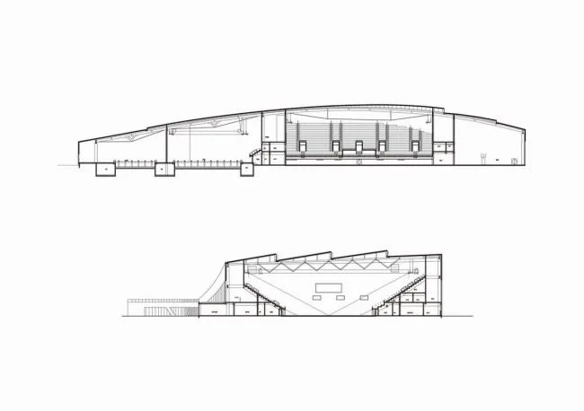 BIM Architecture | The sky is high and the sea is wide, like white waves churning on the sea: Rudong Sports Center/Tongji New Year's Eve Architectural Design and Research Institute
