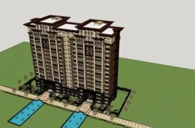 SketchUp Residential Models: Small and High-Rise Chinese-Style Apartment Buildings-BIM WORLD