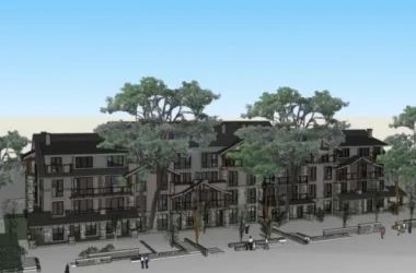 Modern Multi-Row Villa Model in SketchUp-BIM WORLD