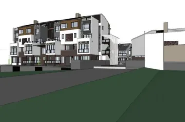 Modern Multi-Row Villa Design in SketchUp-BIM WORLD