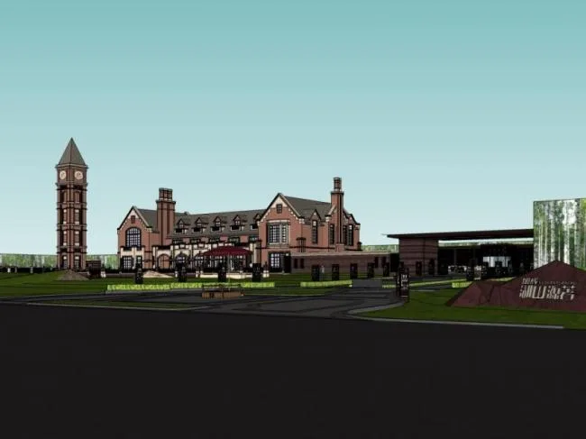 Sketchup Villa Model | Townhouse, Classical Style