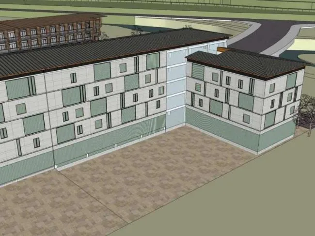 Sketchup Office Model | Multi story Bank Building, Office Building, Classical Style