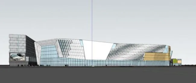 Sketchup Business Model | Multi layer Mall, Modern Style