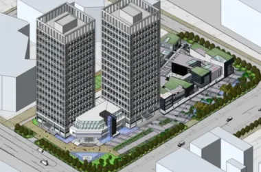 Modern Multi-Story Commercial and Office Complex in SketchUp-BIM WORLD