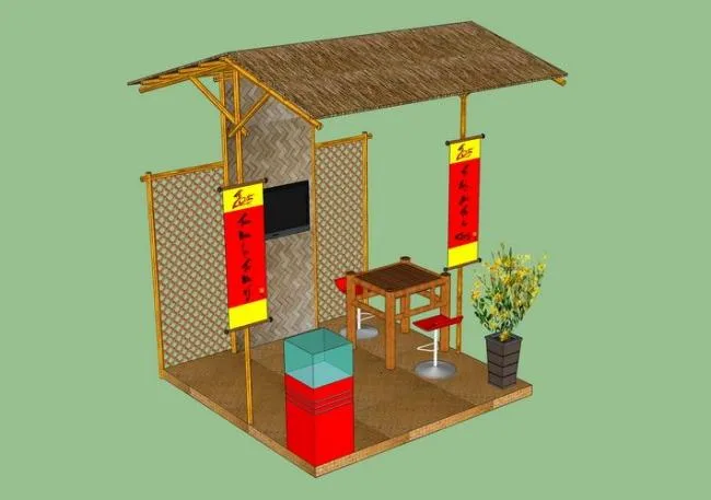 Sketchup Sketch Model | Leisure Pavilion, Sketch, Landscape Pavilion