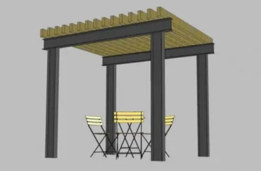SketchUp Material Model | Leisure Flower Frame for Landscape Design-BIM WORLD