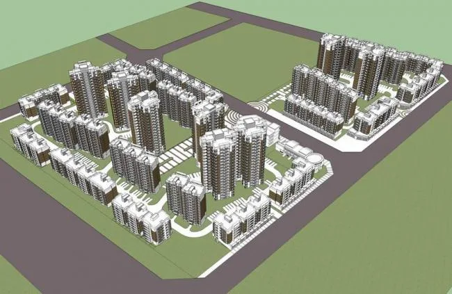 SketchUp Residential Models: Modern High-Rise Buildings and Neighborhood Designs