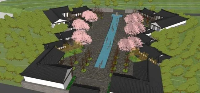 Sketchup Villa Model | Villa, Chinese Style