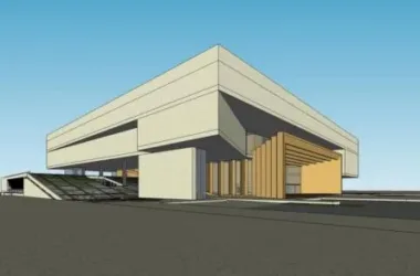 SketchUp Cultural Model: Modern Multi-Story Museum Architecture-BIM WORLD