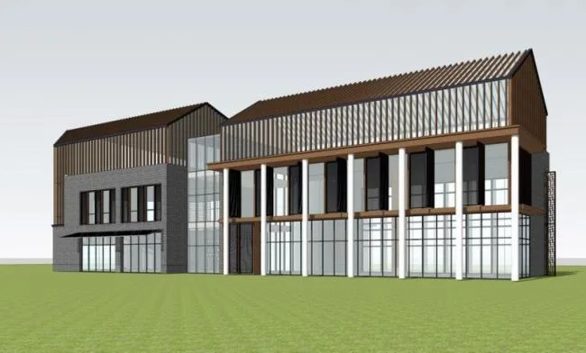 Sketchup Business Model | Multi layer Business, New Chinese Style