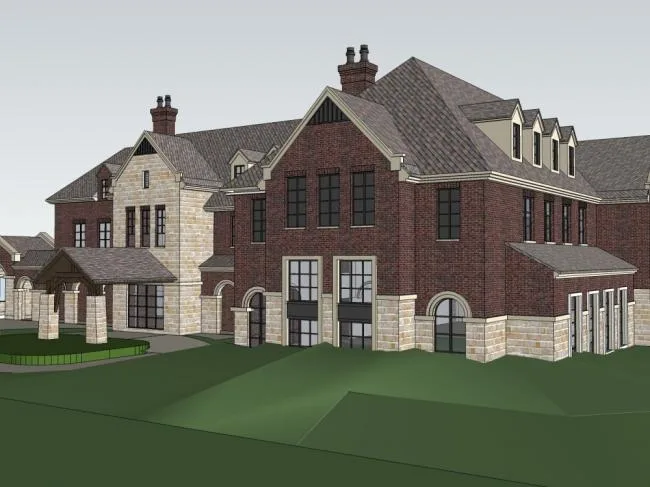 Sketchup Residential Model | Multi story Residence, Clubhouse, British Classical Style