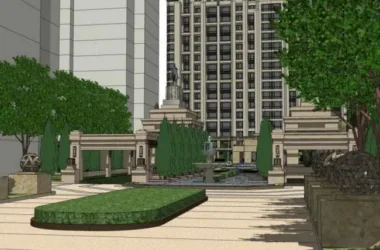 SketchUp Residential Models: Classic-Style High-Rise Buildings-BIM WORLD