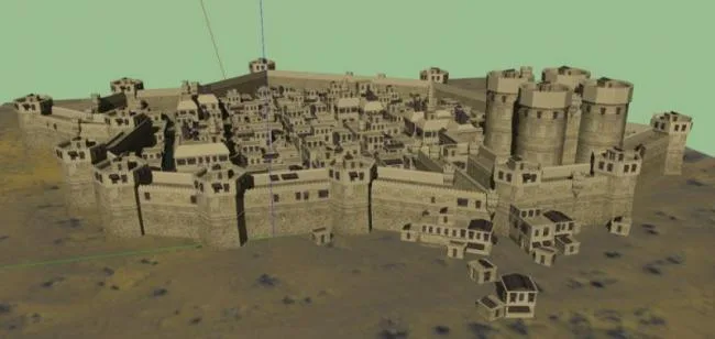 Sketchup Residential Model | Arab City, Medieval Arabic Style