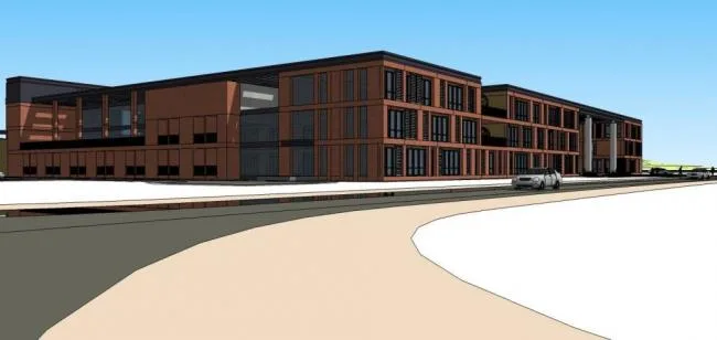 Sketchup School Model | Multi story School, Educational Architecture, Modern Style