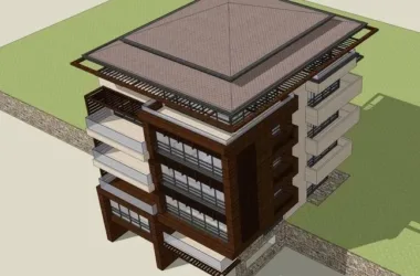 SketchUp Multi-Story Villa Model | Modern Chinese Style Design-BIM WORLD
