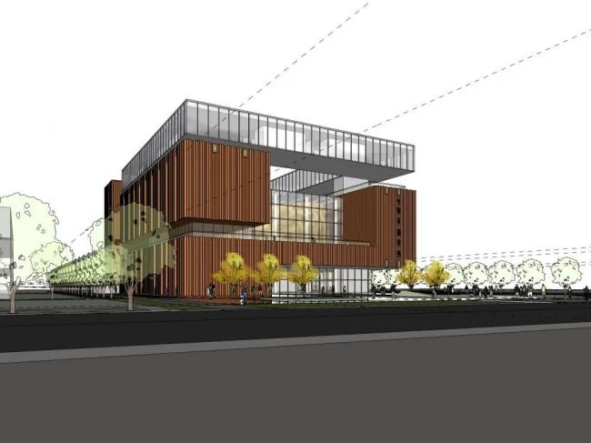 Sketchup Office Model | High rise Office Building, Modern Style