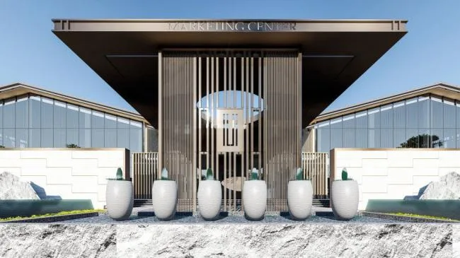 Sketchup Business Model | Sales Office, Modern Style, Commercial Building