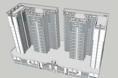 SketchUp Residential Model: Stada High-Rise Modern Residence-BIM WORLD