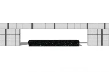 Modern Landscape Wall Design Using SketchUp Materials-BIM WORLD