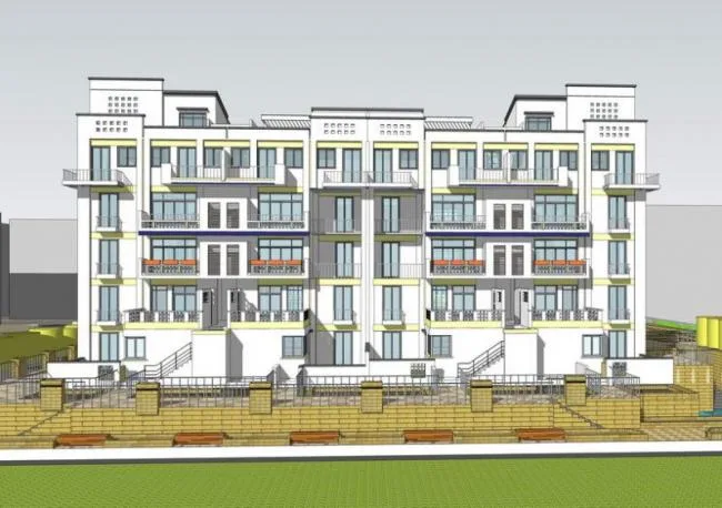 Sketchup Residential Model | Multi story Residence, Residential Building, New Chinese Style