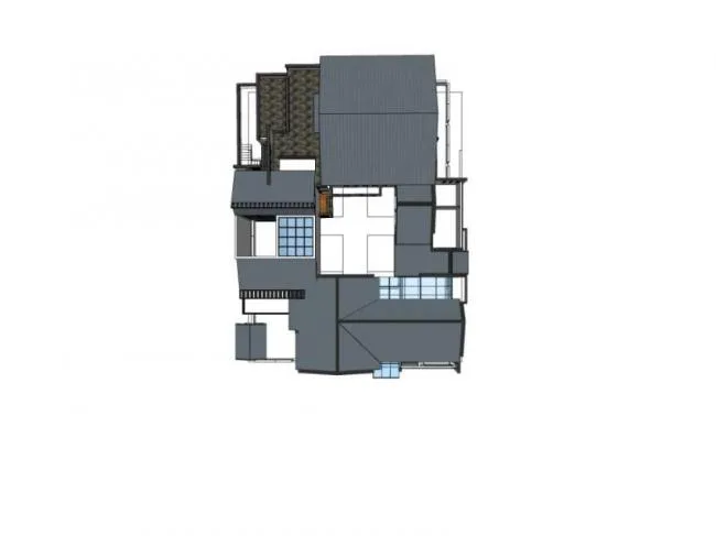 Sketchup Residential Model | Multi story Residence, Chinese style Courtyard, Chinese Style