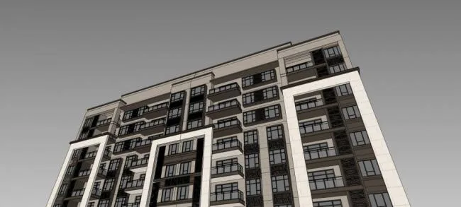 Sketchup Residential Model | High rise Residential Buildings, Chinese Style, Residential Buildings